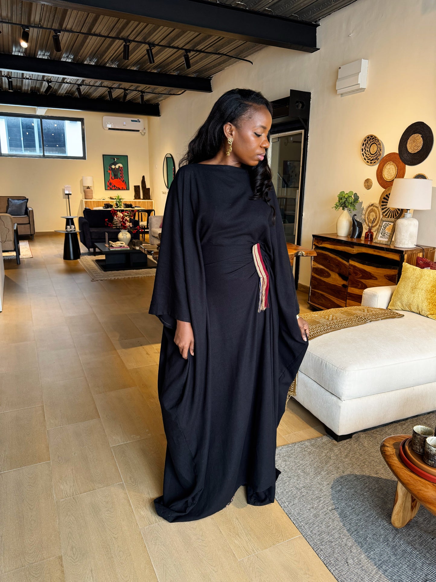 Black Sahar Kaftan